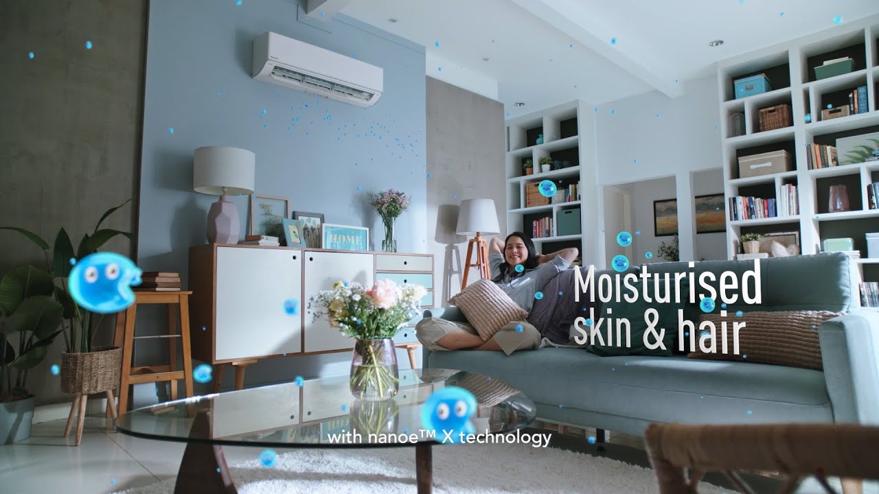 Panasonic nanoe™ X Air Conditioner keeping you and your loved one safe indoors [30s]