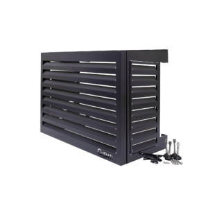 Qventi - airco omkasting PRO antraciet - Small (75 x 100 x 50 cm)