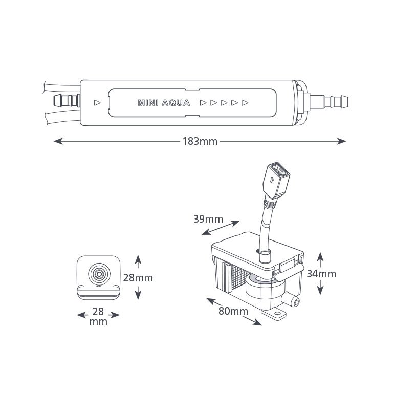 Condenspomp Aspen Mini Aqua Silent+ - Afbeelding 3