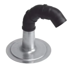 Dakdoorvoer 75mm met 3 pp bochten