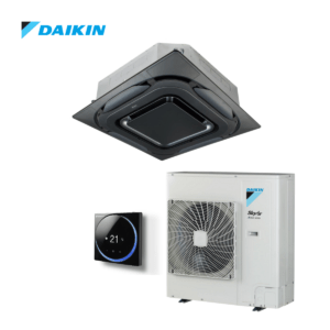 Daikin Roundflow cassette airco FCAG125B + RZASG125MY 12,5kW | designpaneel zwart