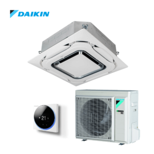 Daikin Roundflow cassette airco FCAG60B + RXM60A 6,0kW | designpaneel wit