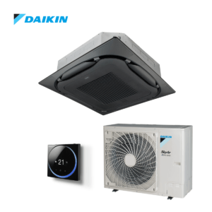 Daikin Roundflow cassette airco FCAHG125B + RZAG125NY 12,5kW | standaardpaneel zwart