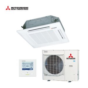 Mitsubishi cassette airco FDT125VH + FDC125VSA-W 12,5kW | groot model (90x90)