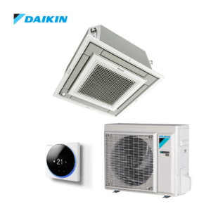 Daikin cassette airco FFA60A + RXM60A 6,0kW | paneel zilver