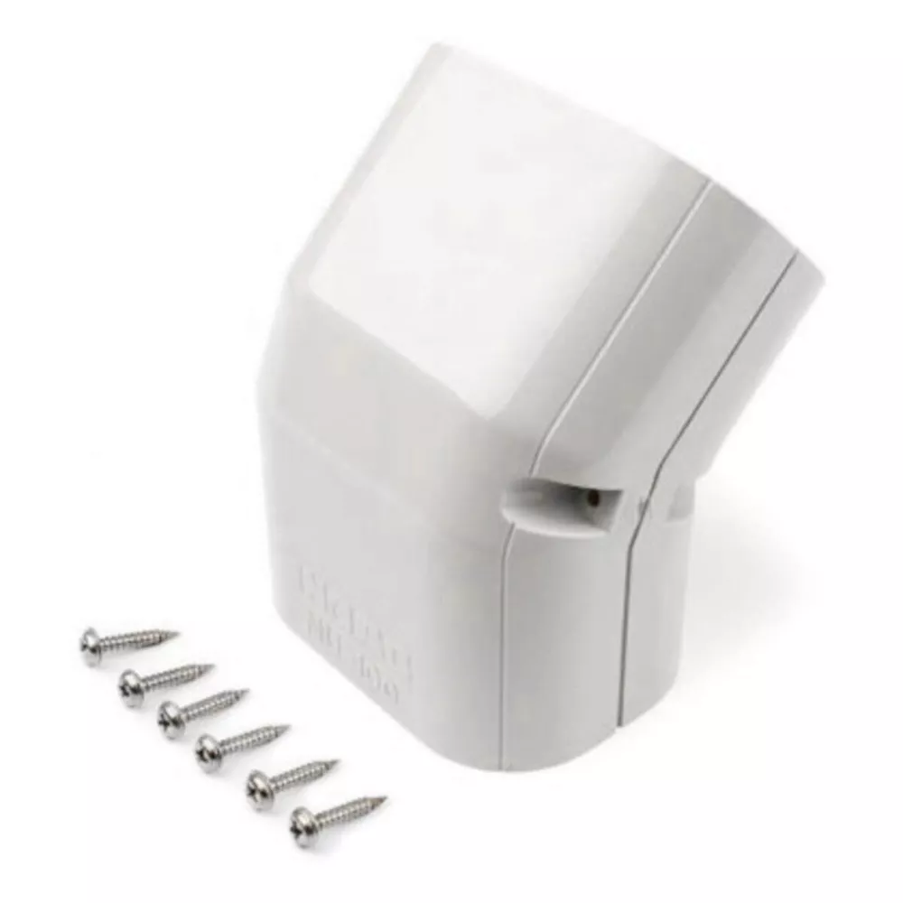 Inoac NU140-W stijgende bocht 45° (wit)