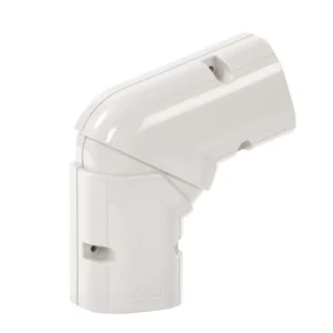 Inoac NX100-W verstelbare platte bocht 45°/90° (wit)