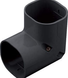 Inaba Denko SC-140-K lange stijgende bocht 90° - Zwart