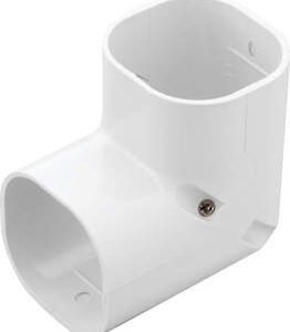 Inaba Denko SC-140-W lange stijgende bocht 90° - Wit
