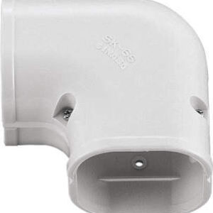 Inaba Denko SK-77-W platte lange bocht 90° - Wit