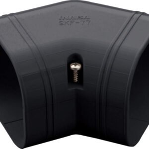 Inaba Denko SKF-77-K platte bocht 45° - Zwart