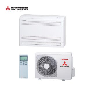 Mitsubishi vloermodel airco SRF35ZS-W + SRC35ZS-W 3,5kW