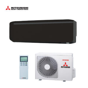 Mitsubishi wandmodel airco SRK20ZS-WFBB + SRC20ZS-W 2,0kW mat zwart (RAL9005)