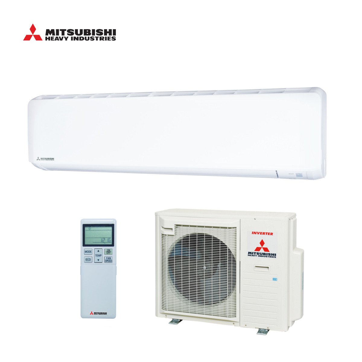 Mitsubishi wandmodel airco SRK71ZR-WF + SRC71ZR-W 7,1kW