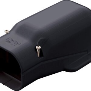 Inaba Denko SW-100-K muur afdekkap - Zwart