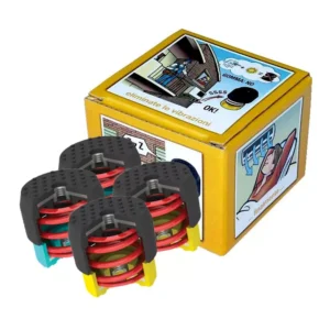 Trillingdempers met interne veer 50 tot 80 kg set van 4 stuks incl. doos