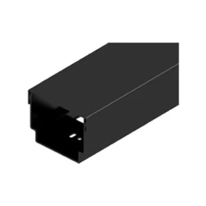 Qventi Aluminium Leidinggoot 2000 mm – Zwart (RAL9017)